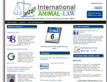 Tablet Screenshot of animal-law.biz